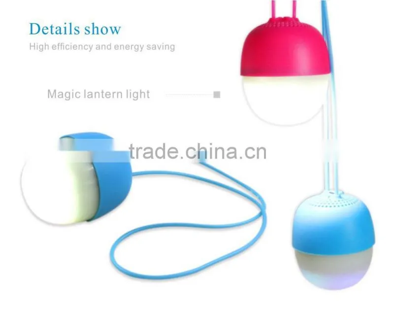 Promotional gift Mini Portable Wireless Bluetooth Speakers with LED light