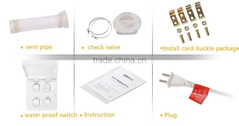 Ceiling Air-heating PTC ceramic Bathroom heater with 4 infrared lamps DHL306-01
