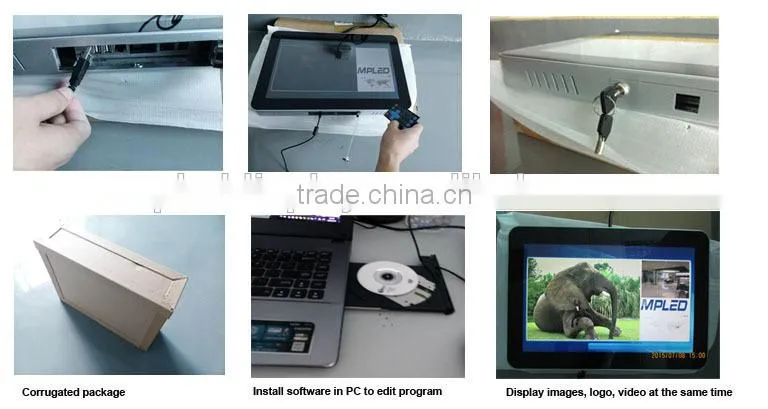 Hot selling product 2016 floor stand lcd screen different size available