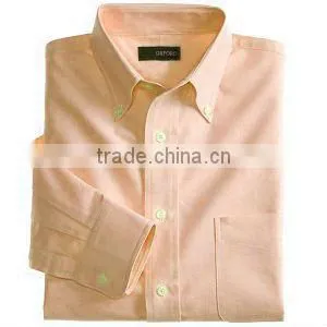 100% men cotton orange work shirt with reflective taps