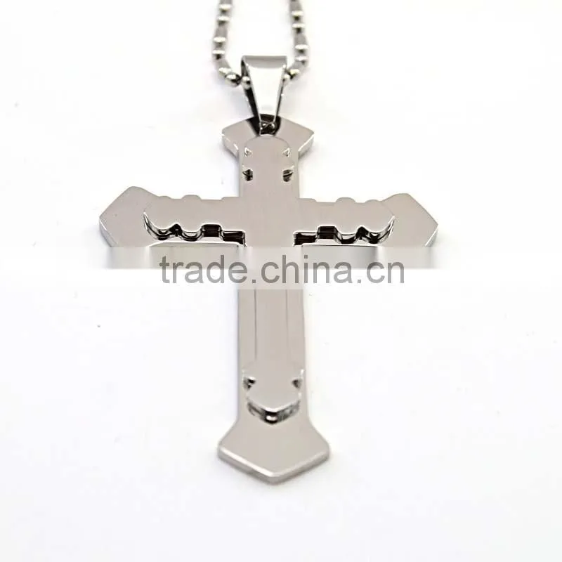 new products 2016 stainless steel cross pendant Christian cross pendants