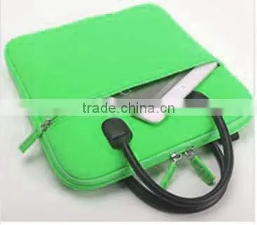 neoprene laptop bags with handle full pringting desgin