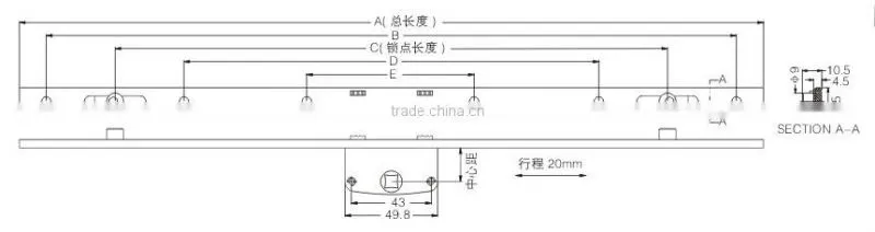 Door lock JW-6016A