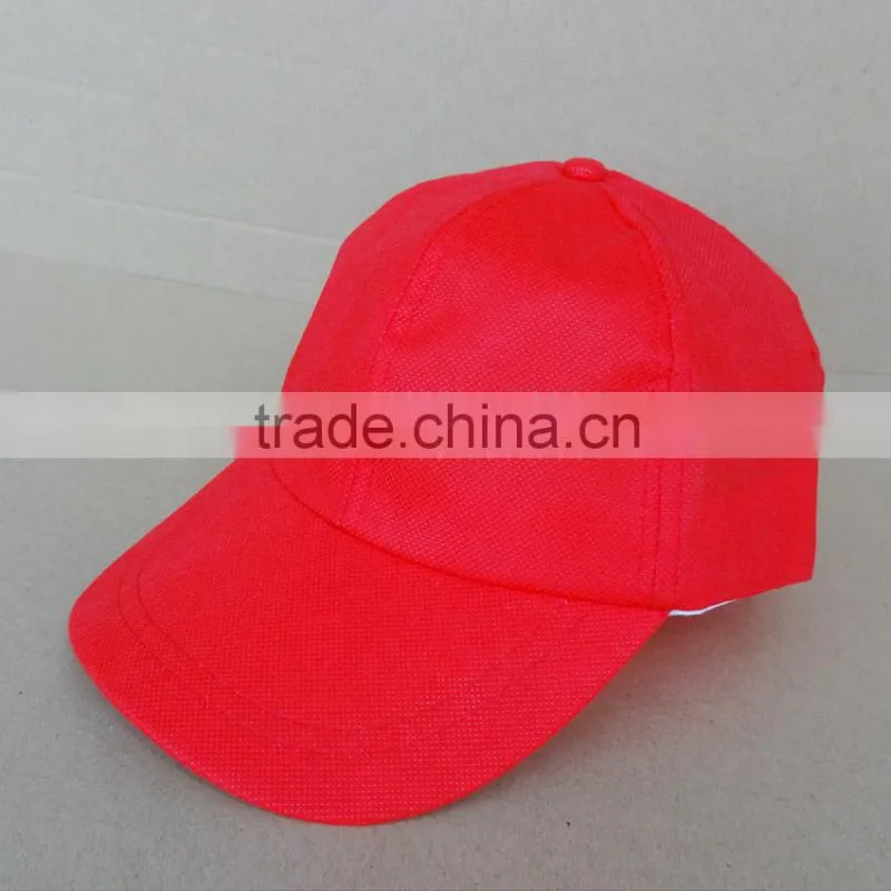 manufacture 5 panel red promotion hat