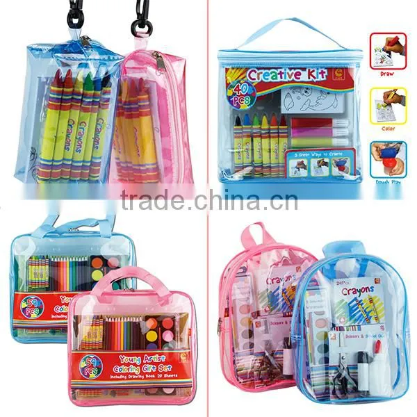 Art set school promotion crayon picture