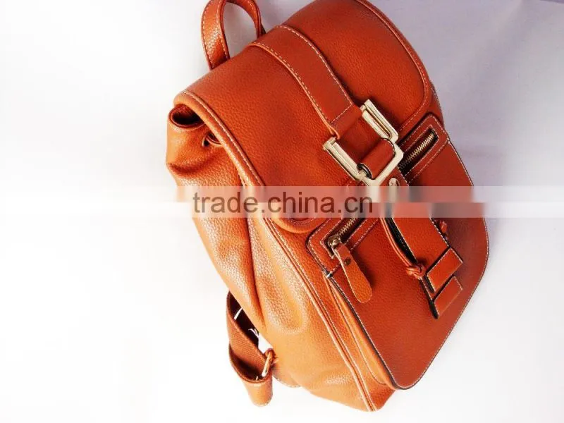 PU Leather Backpack And Fashionable Leather Bags For Girls