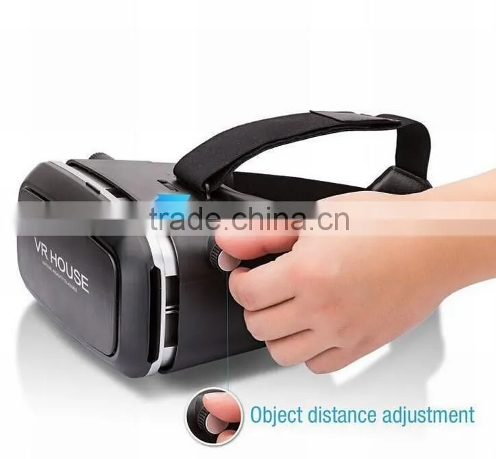 3D VR Glasses Virtual Reality for 4.0-6.0 Inch Smartphones for 3D Movies/Games,with adjustable focal/pupil distance