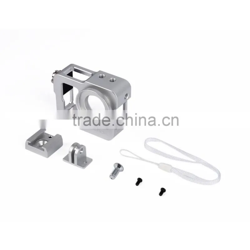 Silver Metal CNC Aluminium Protective Case Shell for Hero4 HERO3+