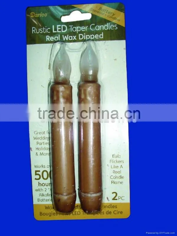 led wax candle