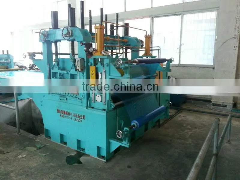 high speed metal coil plate sheet cut to length line and cross cutting