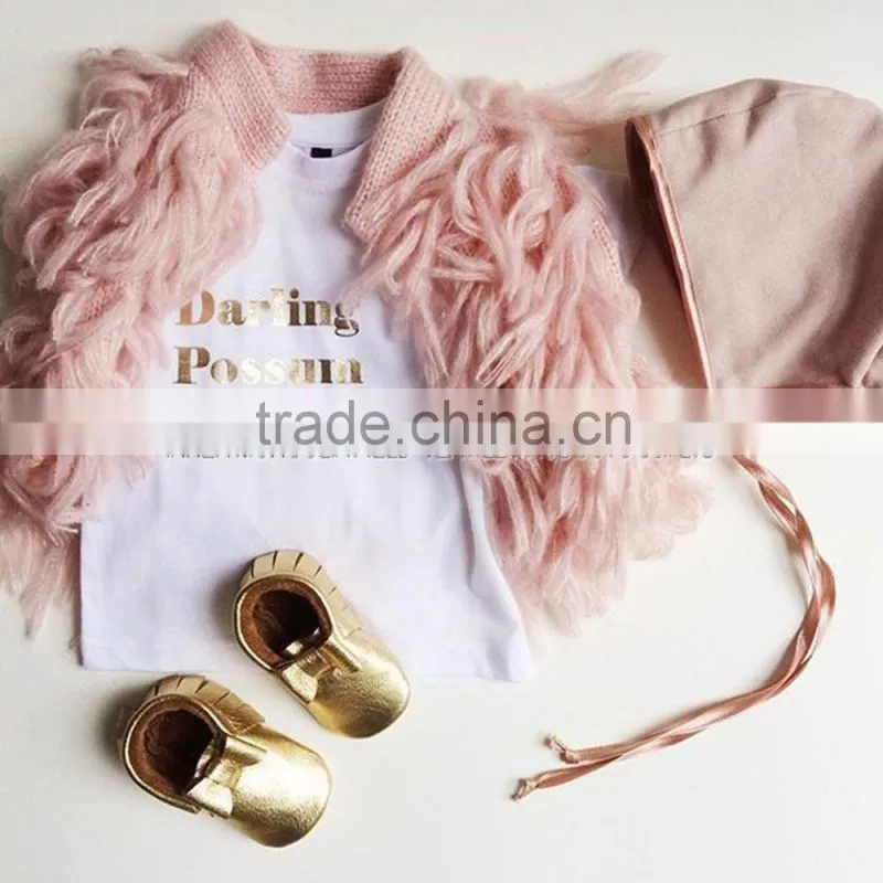 Mohair Crochet Fringe Vest