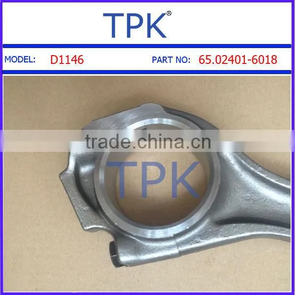 Daewoo DH220-3,DH280-3, D1146, D1146T engine parts, con rod,65.02401-6018