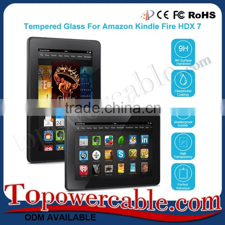 Wholesale Explosion-Proof Anti-Glare Tempered Glass Screen Protector For Amazon kindle fire HDX 7
