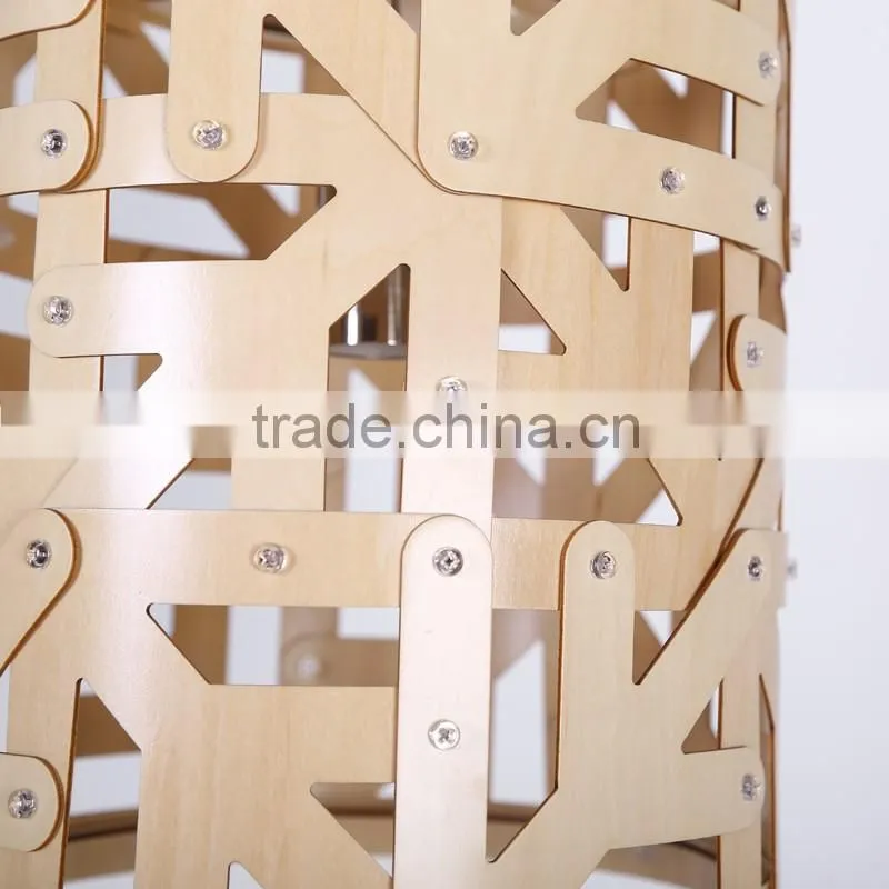 LED pendant Light JK-8005B-22 Home indoor lighting wooden frame fancy industrial hanging pendant light