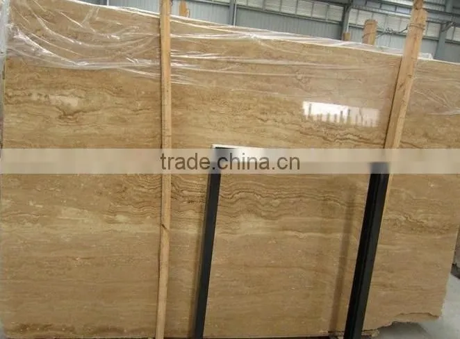 Natural honed turkey yellow travertine pavers
