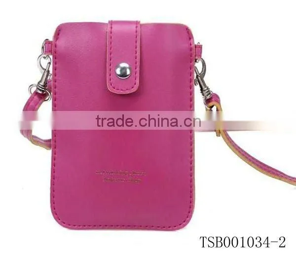 trendy fancy new cell phone neck hanging bag