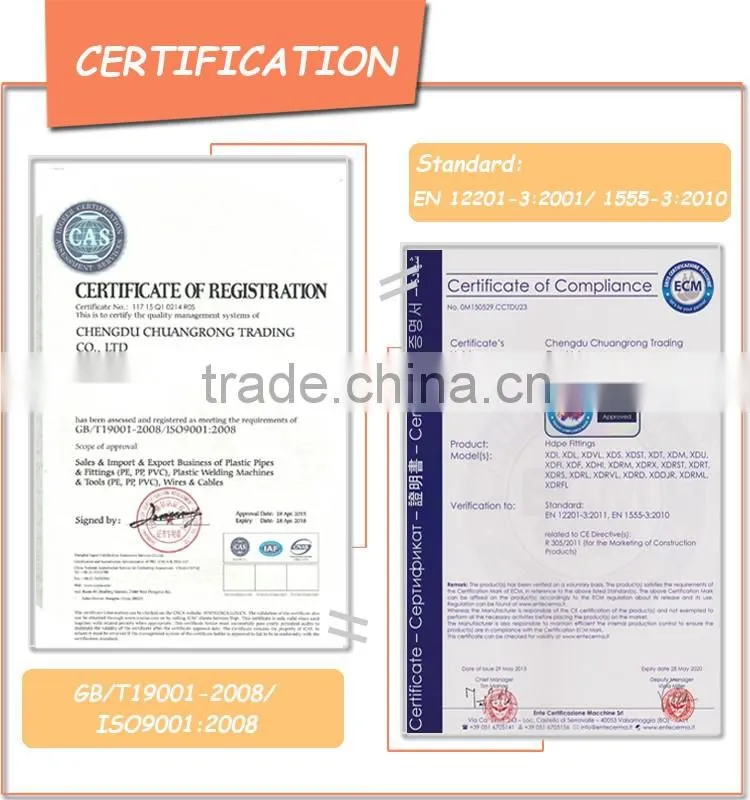 Electrofuison Coupler PE Pipe Gas Fitting