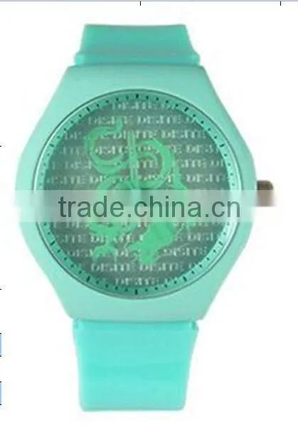 2015 hot selling silicone fashion custom design kids watch factory watches