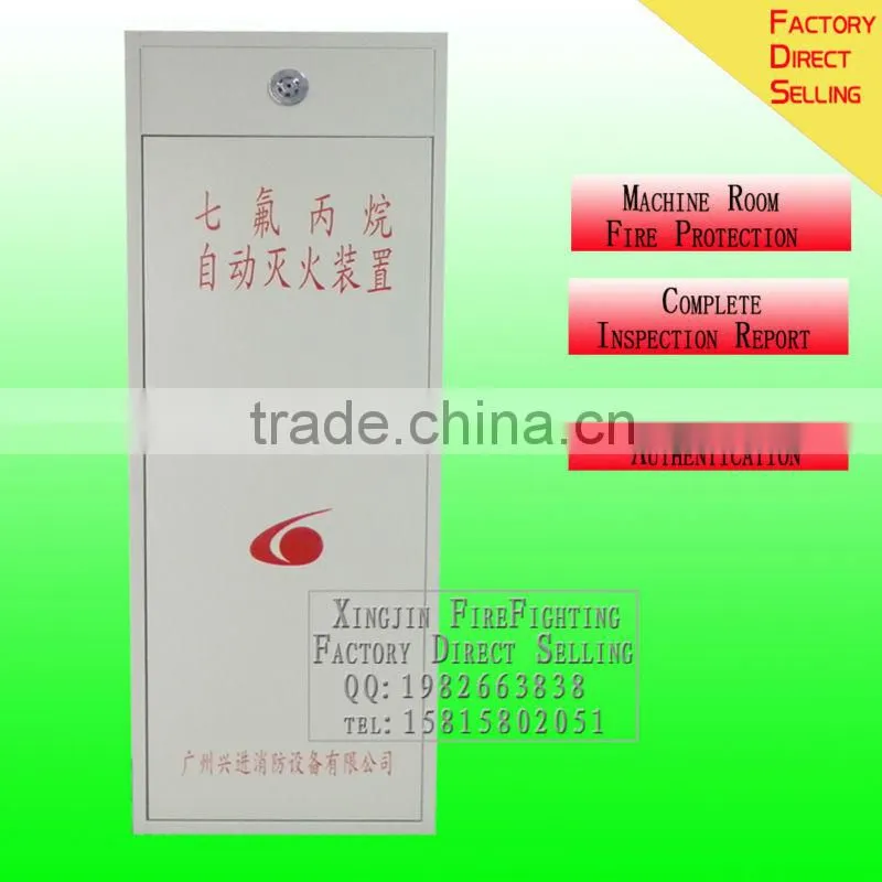 Cabinet extinguisher FM 200 system