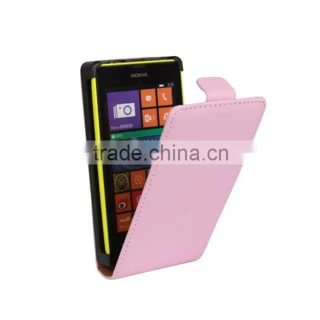 Vertical Flip Leather Cover case for Nokia Lumia 520