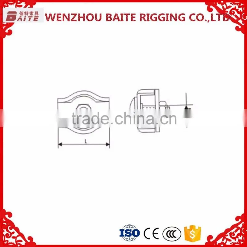 SS304 316 Simplex Wire Rope Clip/All Size Available Simplex Wire Rope Clip