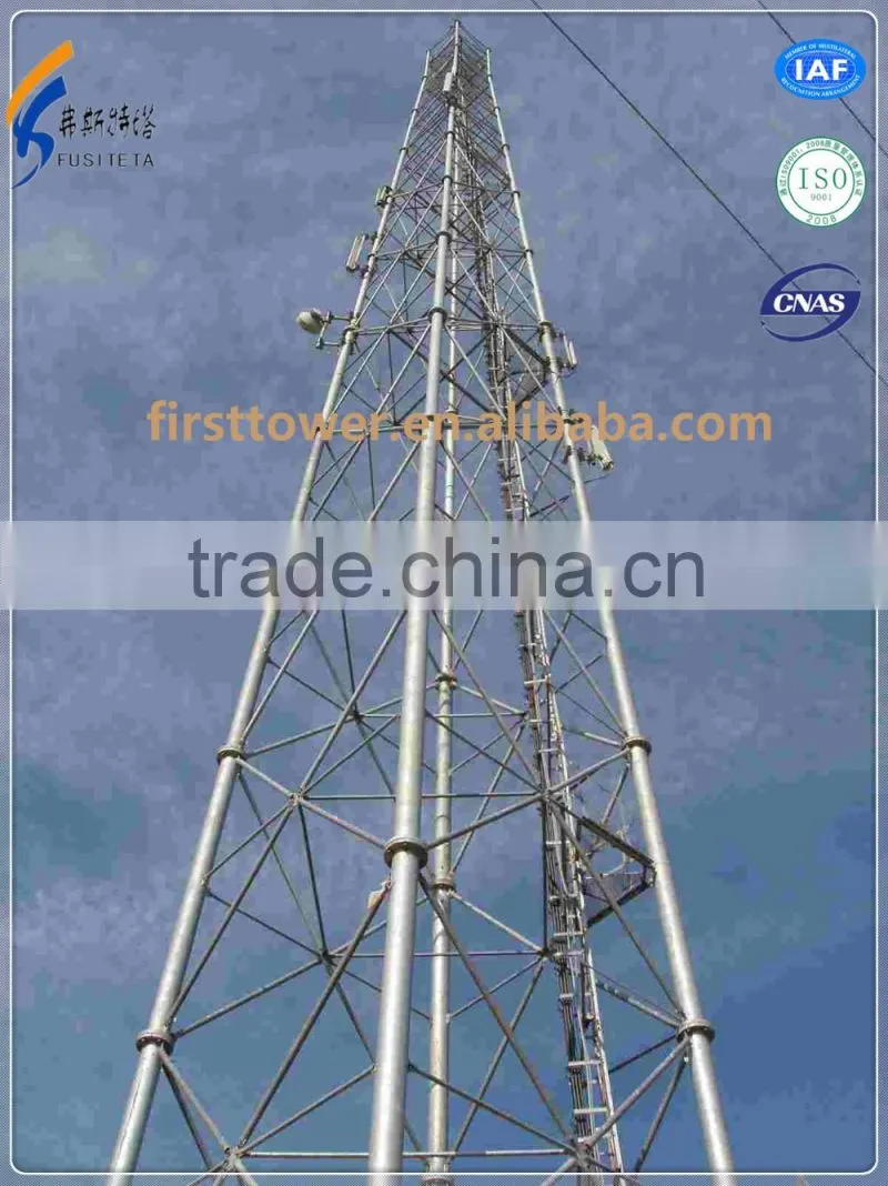 Gsm Communication Steel Tower of Hot Dip Galvanized
