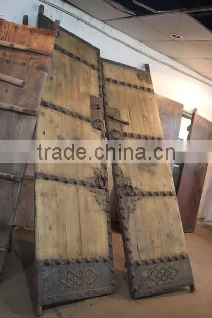 Chinese antique soild wood carving door