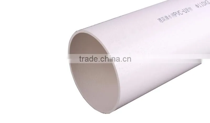Hot sale UPVC drainage Pipe /sewage pipe/PVC-U drainage pipe
