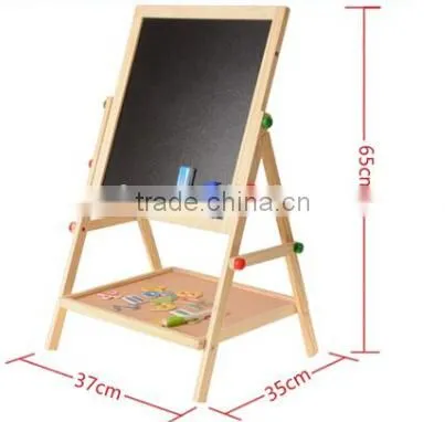 Popular wooden stand writing board for kids