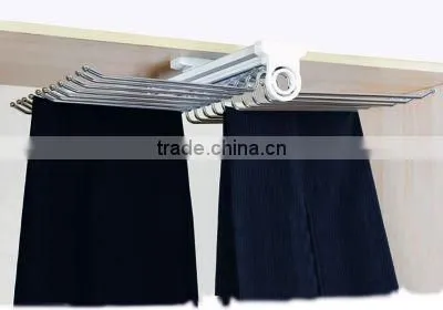 Pull-out trousers rack