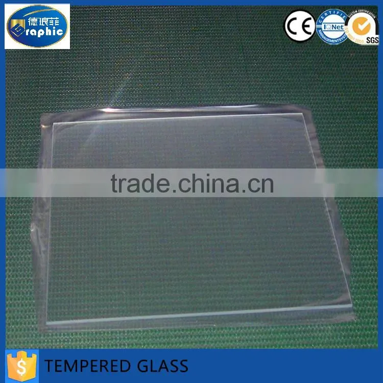 Different shaped tempered clear glass