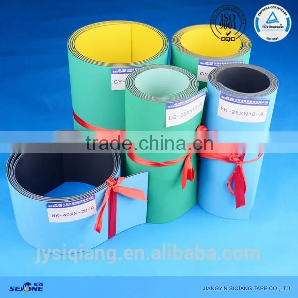 LG-30XN115-A 3.0MM light green/green short fiber double twister belt Crimper machine belt tangential belt