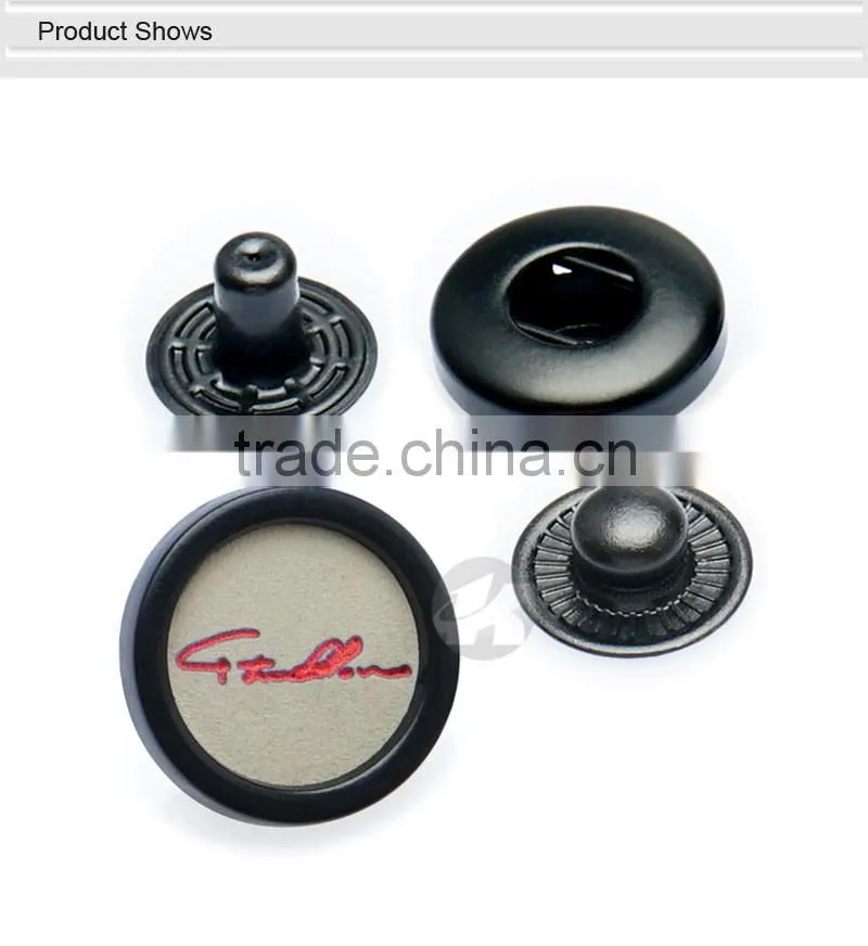 Designer Coat Engraved Snap Button Custom Logo