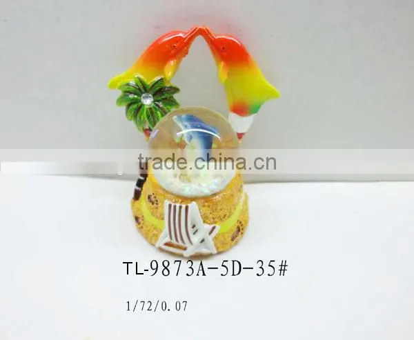 The latest of resin water ball with palm tree
