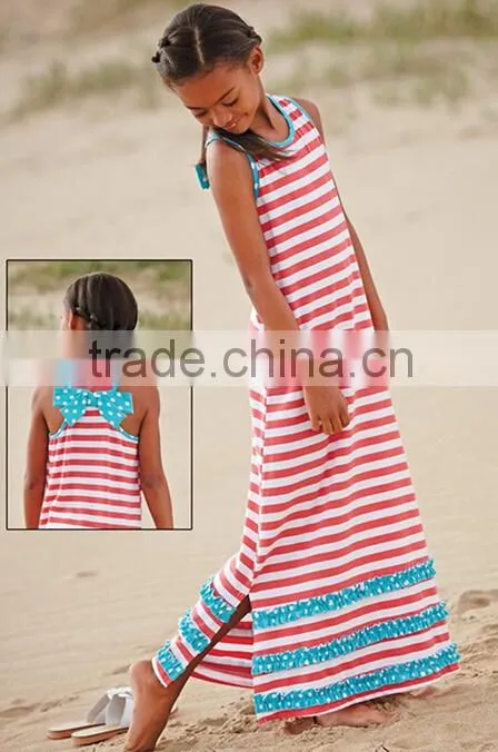 China manufacturer new style casual design baby girl maxi dress pakistani baby girls maxi dress