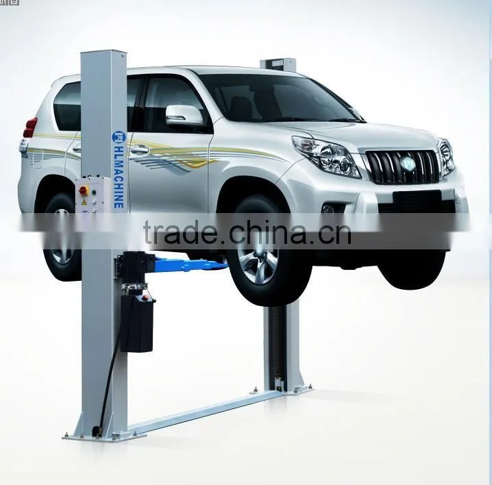Two Post Automobile Mobile Double Cylinder Hydraulic Lift