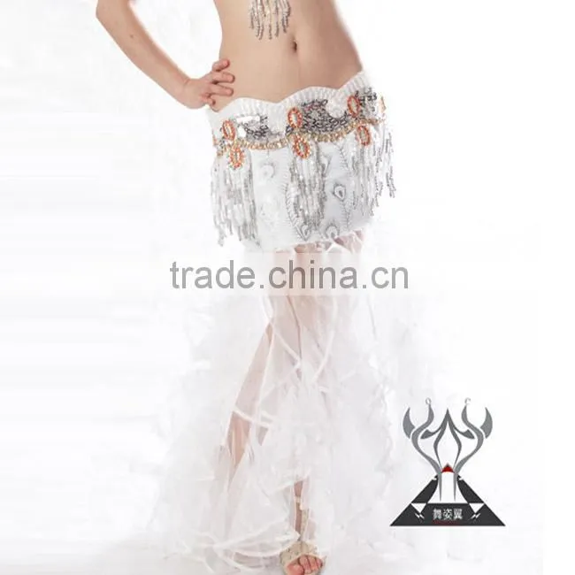Peacock Pattern Mermaid SKirt Belly Dance Skirt Pattern