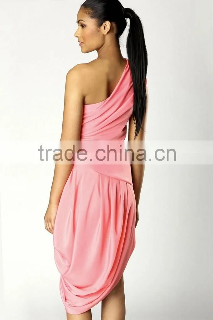 Wholesale One Shoulder Women Summer Dresses Fashion