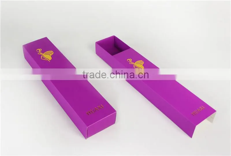 Factory price purple paper packaging box