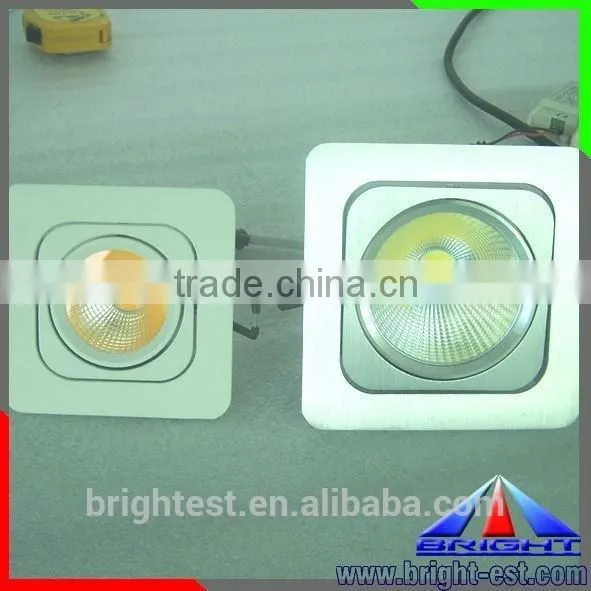 10W Square COB led downlight,adjustable led downlight