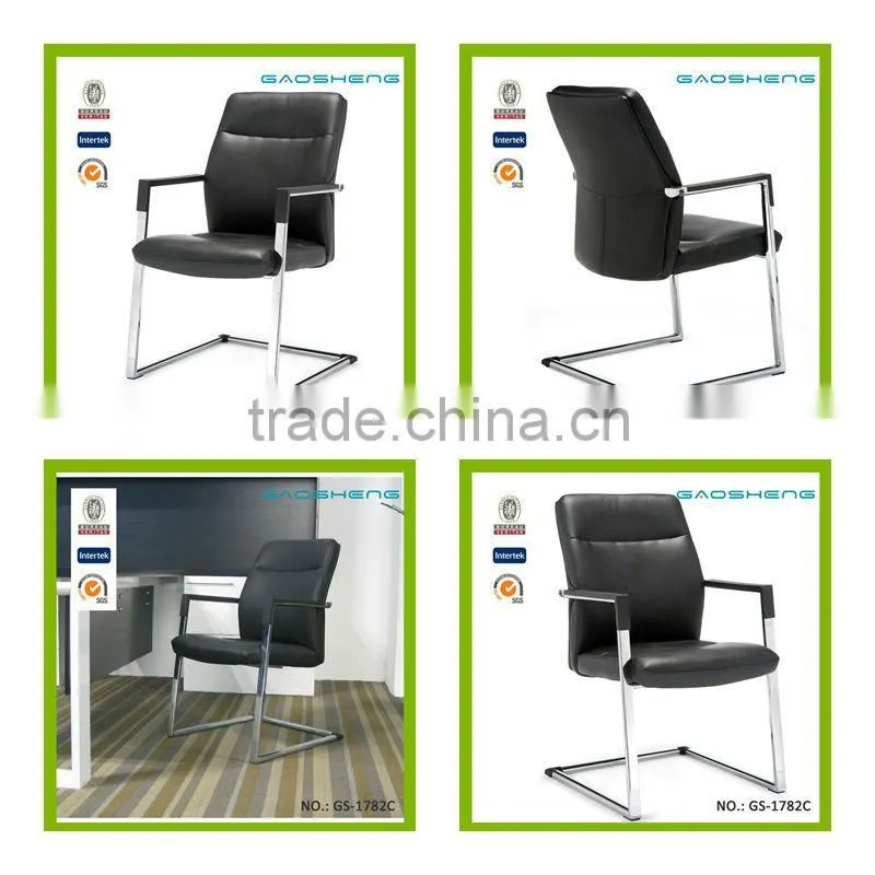 GAOSHENG leather metal frame chair GS-G1782C