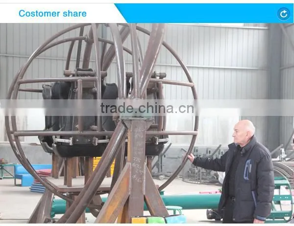 high quality used underground ferris wheel equipment, wheel rolling in hot sale