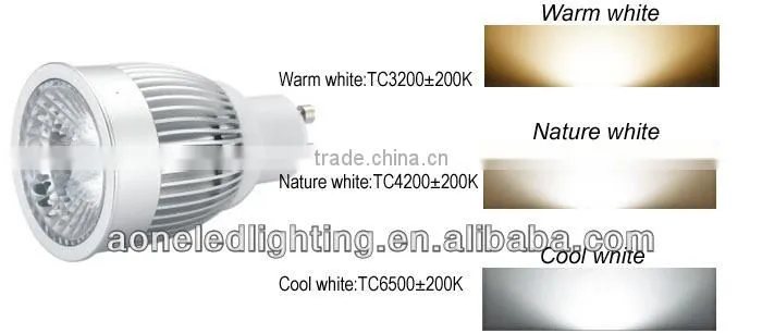 Dimmable led lighting 7w gu10 led spotlight