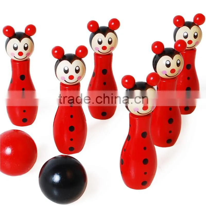 Lovely plastic cartoon bowling ball toy
