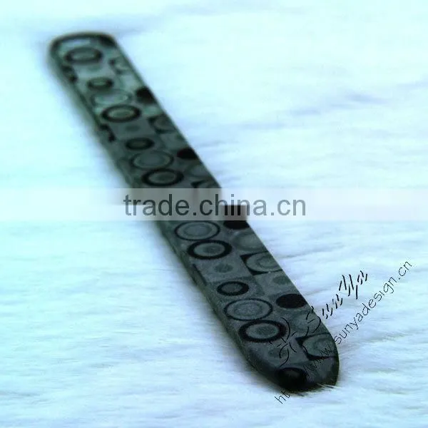New design nail file glass