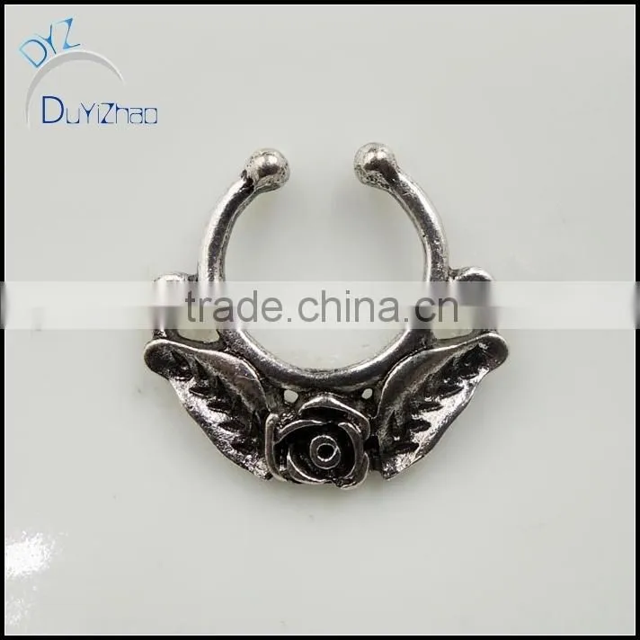Fashion nose hoop nose rings fake septum non piercing