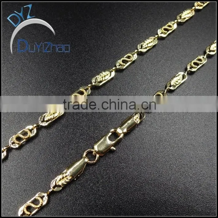 Factory wholesale latest design hip hop gold necklace