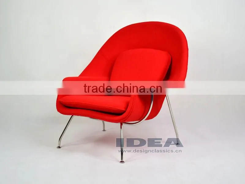 Replica Womb Chair - Red Wool Fabric