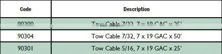 Tow Cable Steel