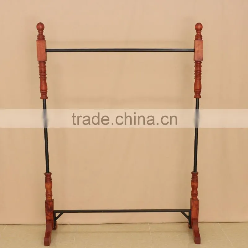 Home furniture Chinese style wood hanging display rack stand